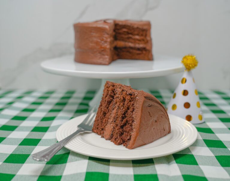 Chocolate Celebration Cake Prepared For Expedited Shipping Bill Knapp's